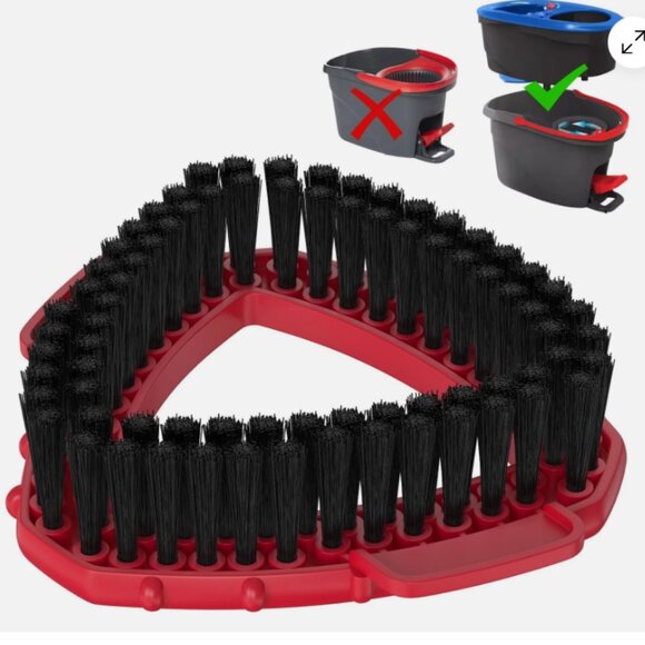 Scrubber Mop Head for O Cedar RinseClean Spin Mop 2 Tank System Replace Head 2PC - Picture 1 of 10